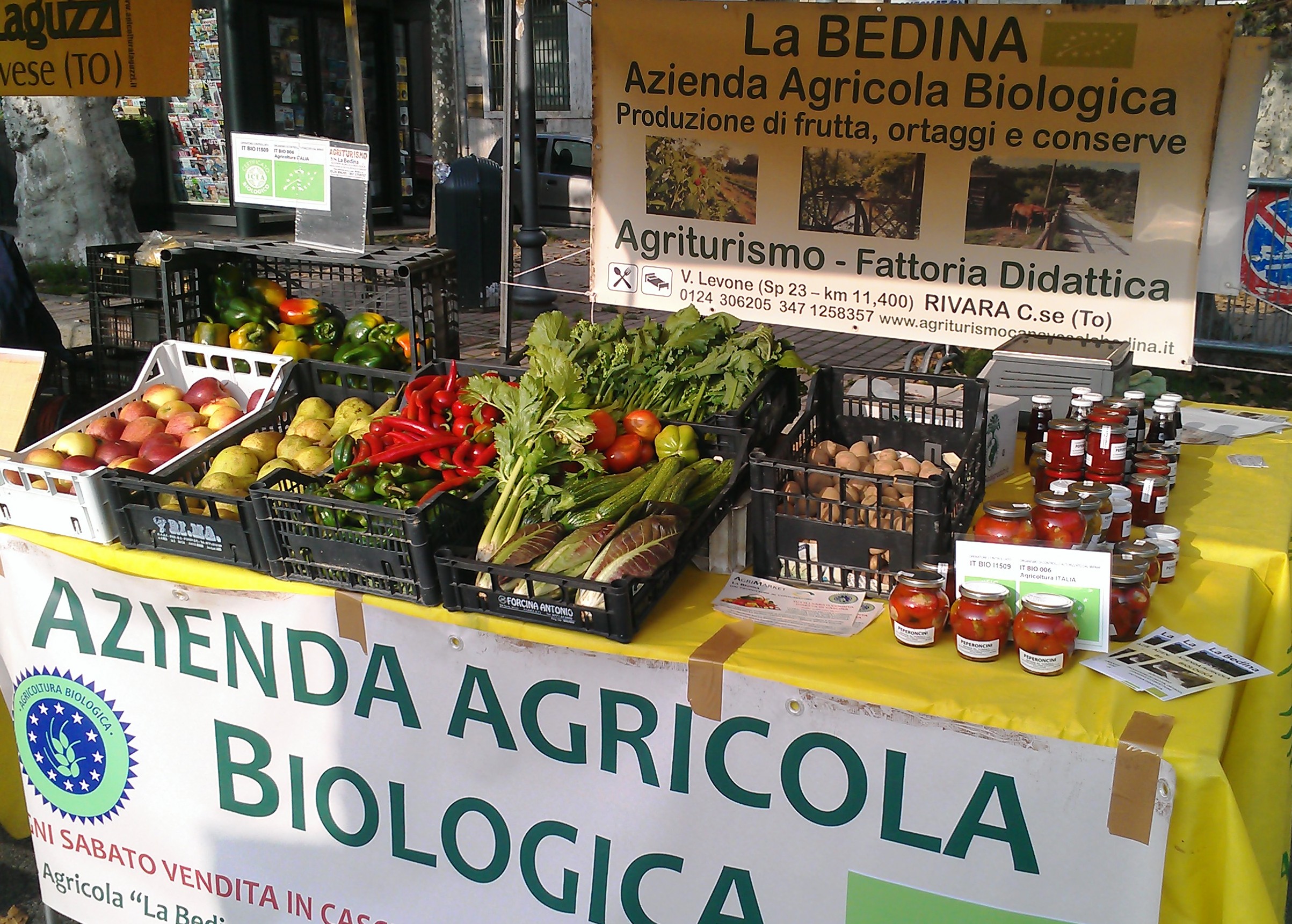 banco al mercato contadino